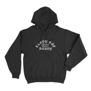 Baddy Crest Hoodie Black
